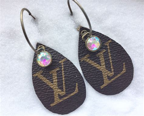 lv warrings|faux louis vuitton earrings.